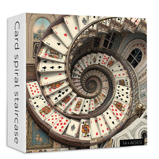 Card Spiral Staircase Jigsaw Puzzle 1000 Pieces