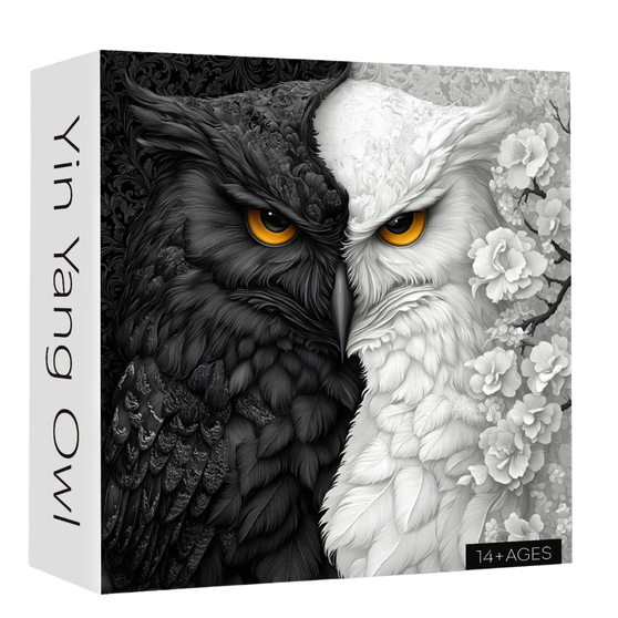 Yin Yang Owl Jigsaw Puzzle 1000 Pieces