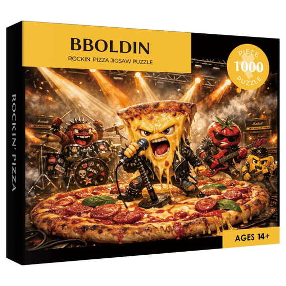 Rockin' Pizza Jigsaw Puzzle 1000 Pieces