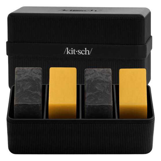 Kitsch 4-Compartment Travel Case - Black
