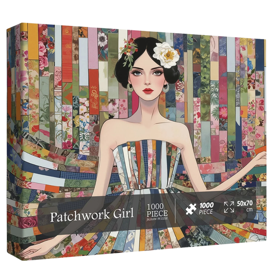 Patchwork Girl Jigsaw Puzzle 1000 Pieces