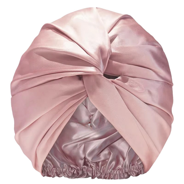 Silk Bonnet - Pale Mauve Sleep Cap