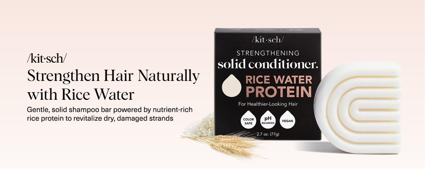 Kitsch Rice Water Conditioner Bar For Hair Growth