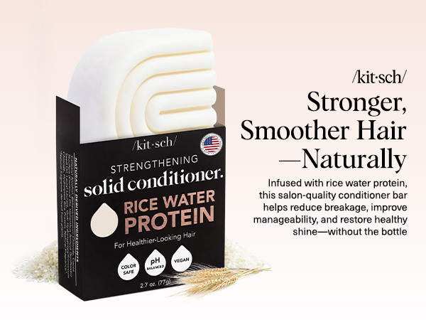 Kitsch Rice Water Conditioner Bar For Hair Growth