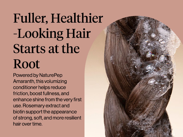 Kitsch Volumizing Rosemary & Biotin Liquid Conditioner for Women and Men for Hair Growth &ndash; Boosts Fullness & Shine After 1 Use, Thickening Bio-Based Hair Care, Color-Safe