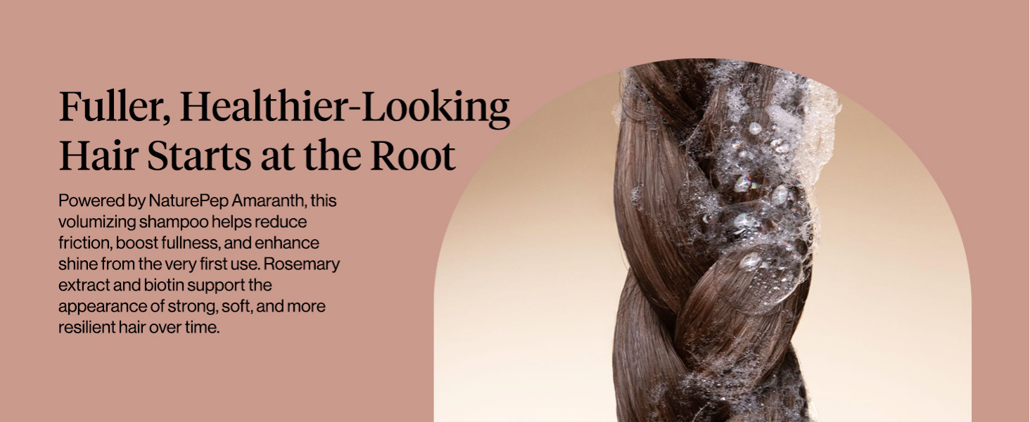 Kitsch Volumizing Rosemary & Biotin Liquid Shampoo for Hair Growth – Shampoo for Men and Women, Boosts Fullness & Shine After 1 Use – Clean Bio-Based Hair Care, Color-Safe