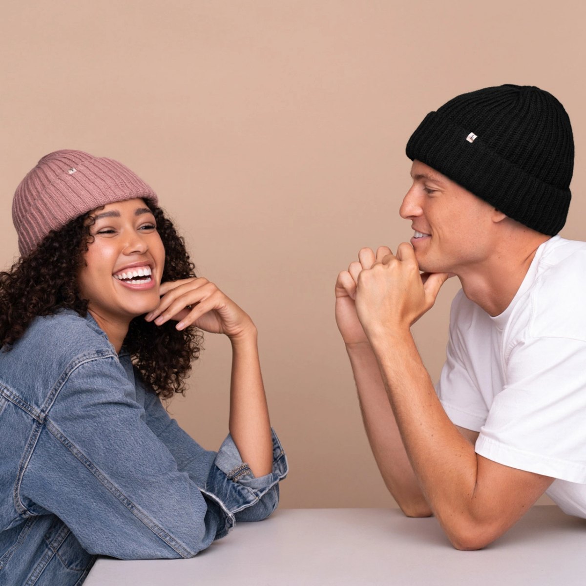 Kitsch Glazey&trade; Satin Lined Beanie for Men and Women &ndash; Cozy Winter Hats for Men - Stylish Anti-Frizz Hat for All Hair Types