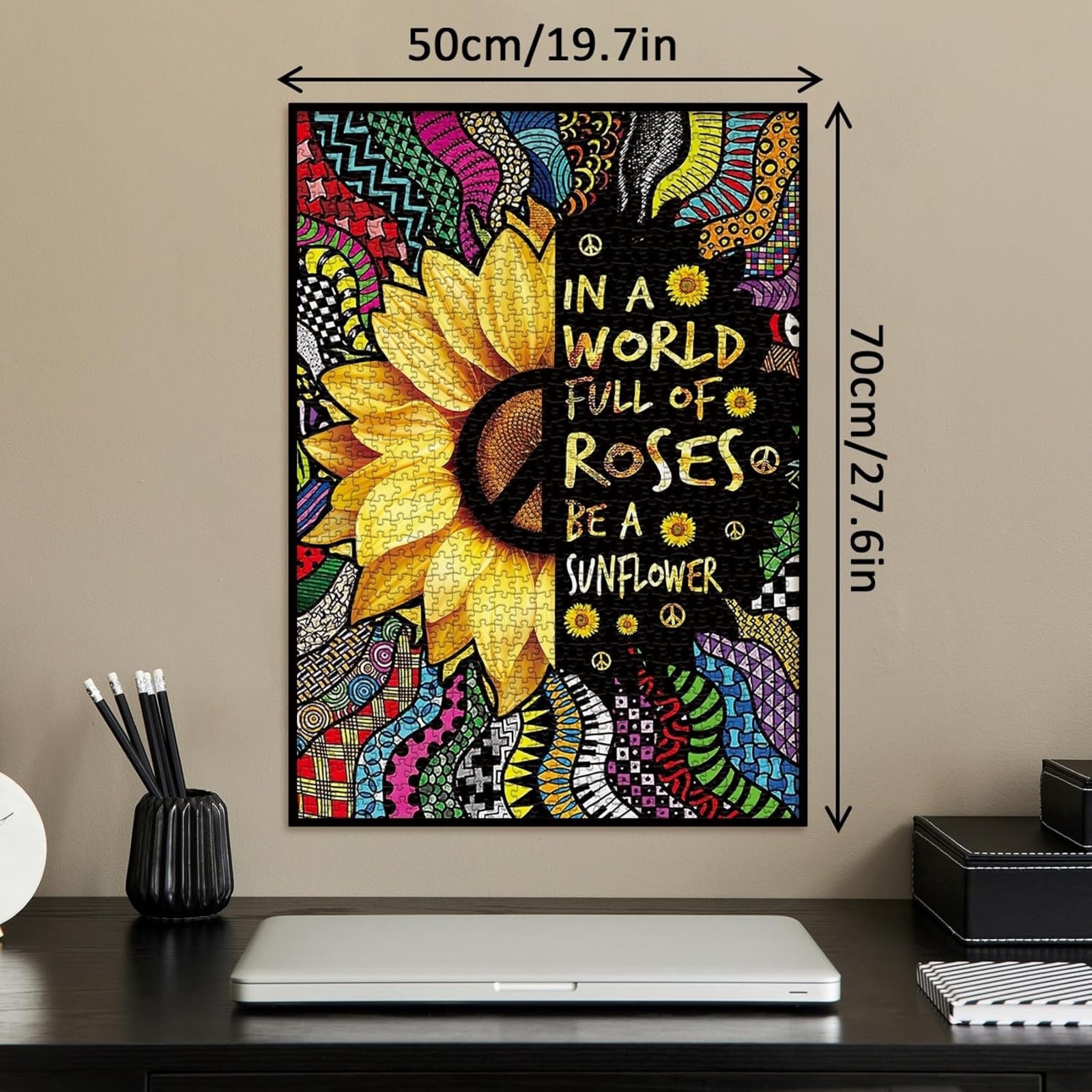 Sunflower Solace 1000 Piece Jigsaw Puzzle for Adults