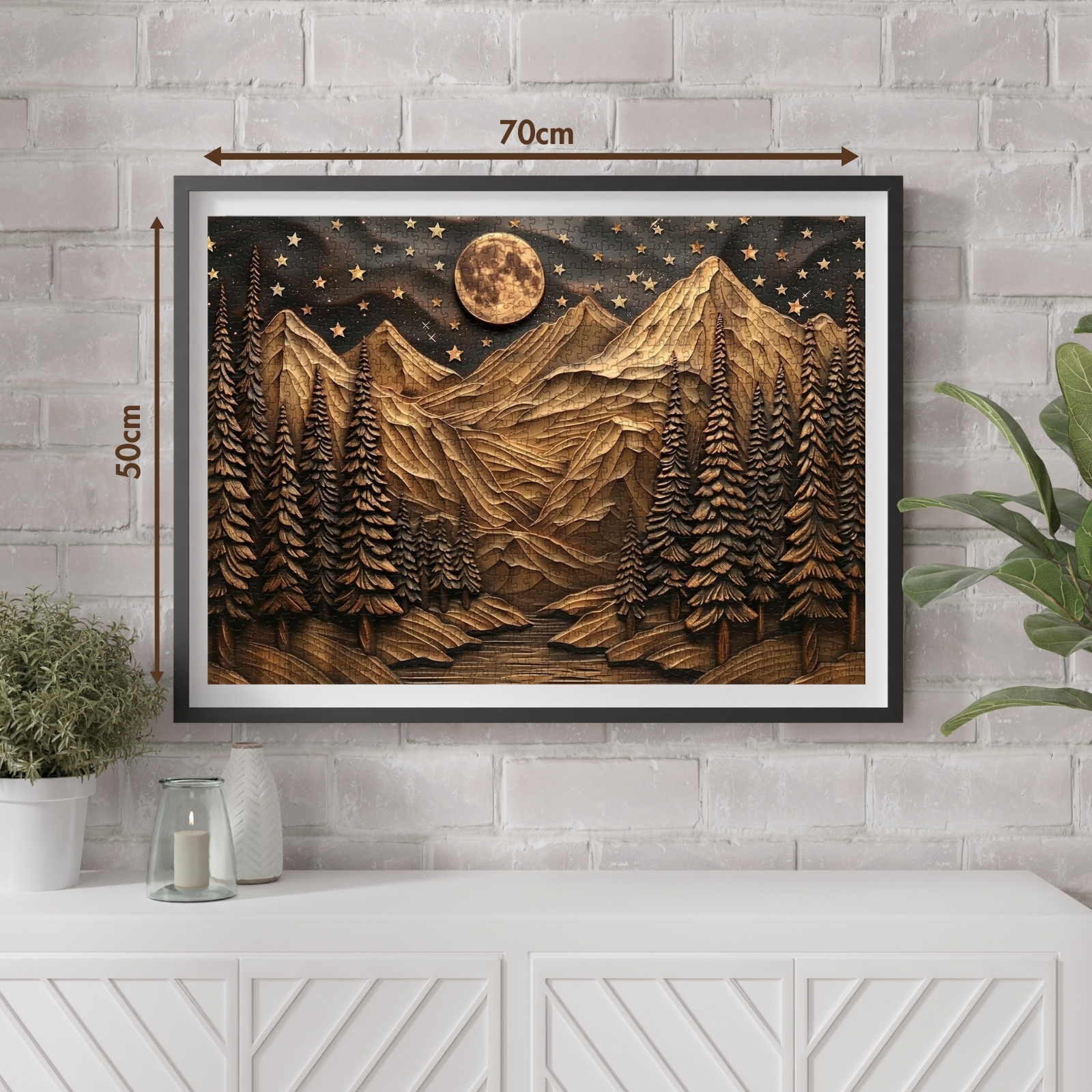 Woodcarving Forest 1000 Piece Jigsaw Puzzle for Adults