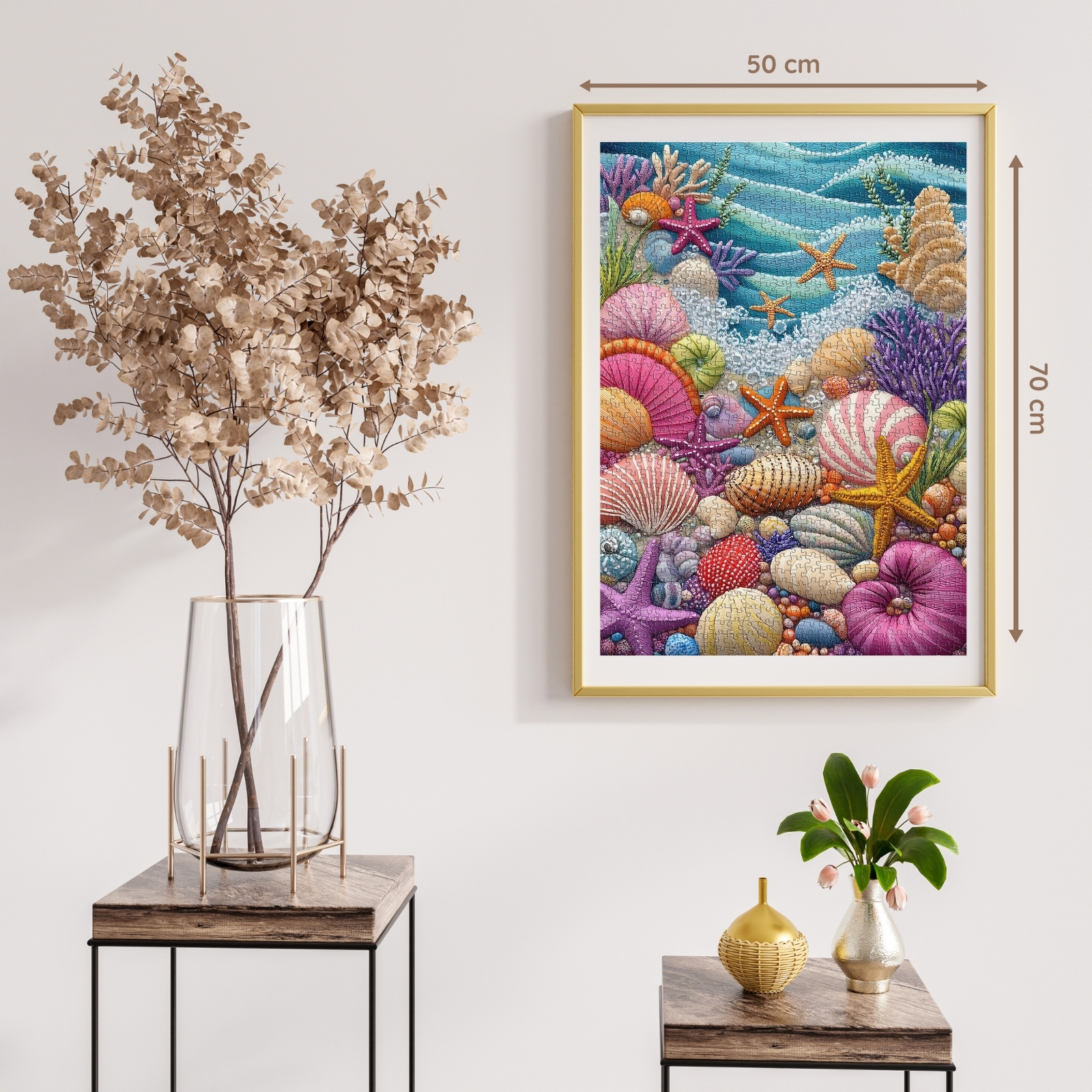 Shell Beach 1000 Piece Jigsaw Puzzle for Adults