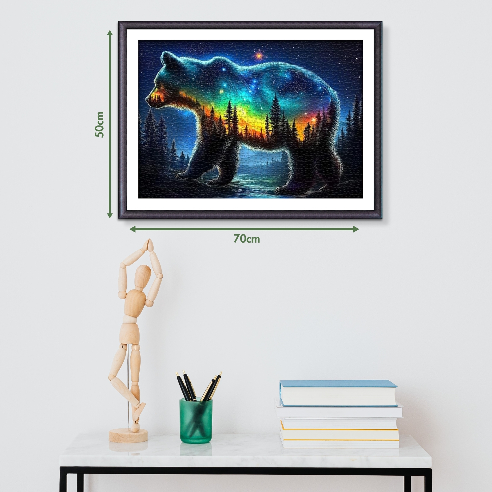 Luminous Bear Trek 1000 Piece Jigsaw Puzzle for Adults