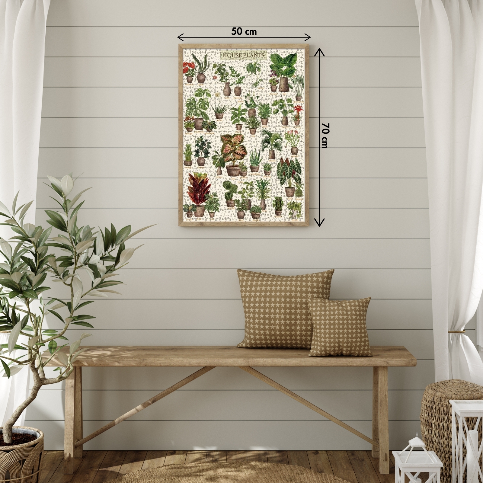 Common House Plants 1000 Piece Jigsaw Puzzle for Adults