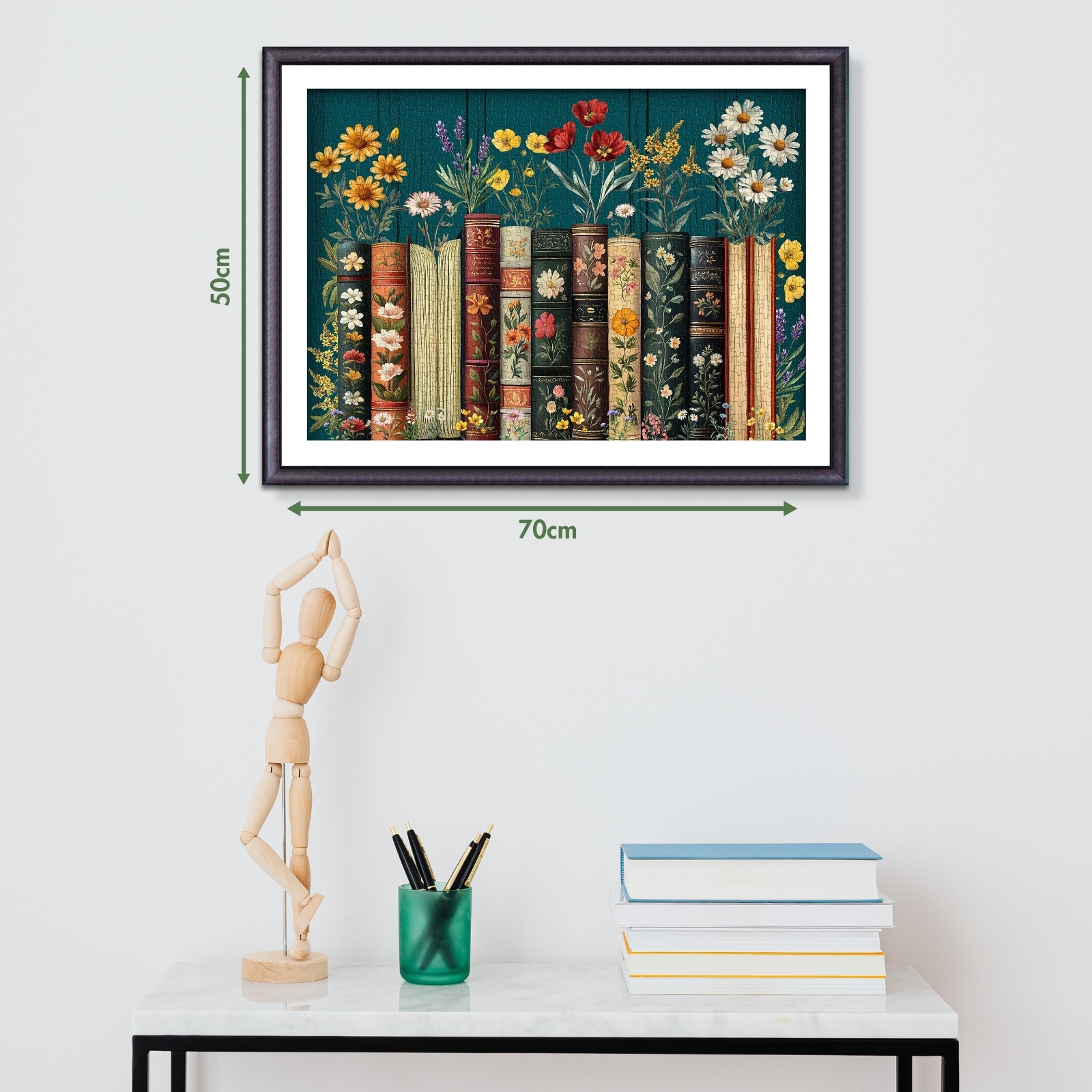 Literary Blossoms 1000 Piece Jigsaw Puzzle for Adults