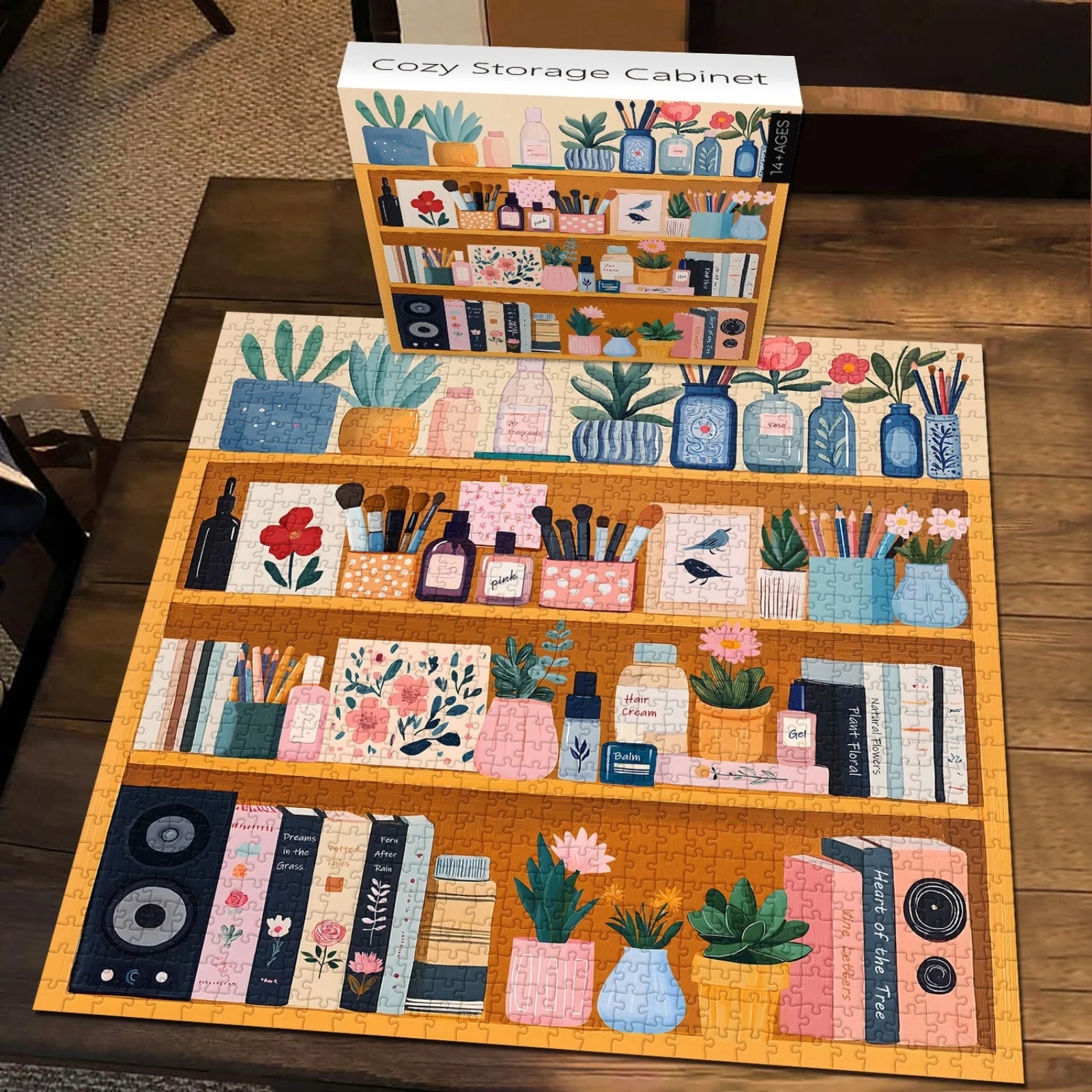 Cozy Storage Cabinet 1000 Piece Jigsaw Puzzle for Adults