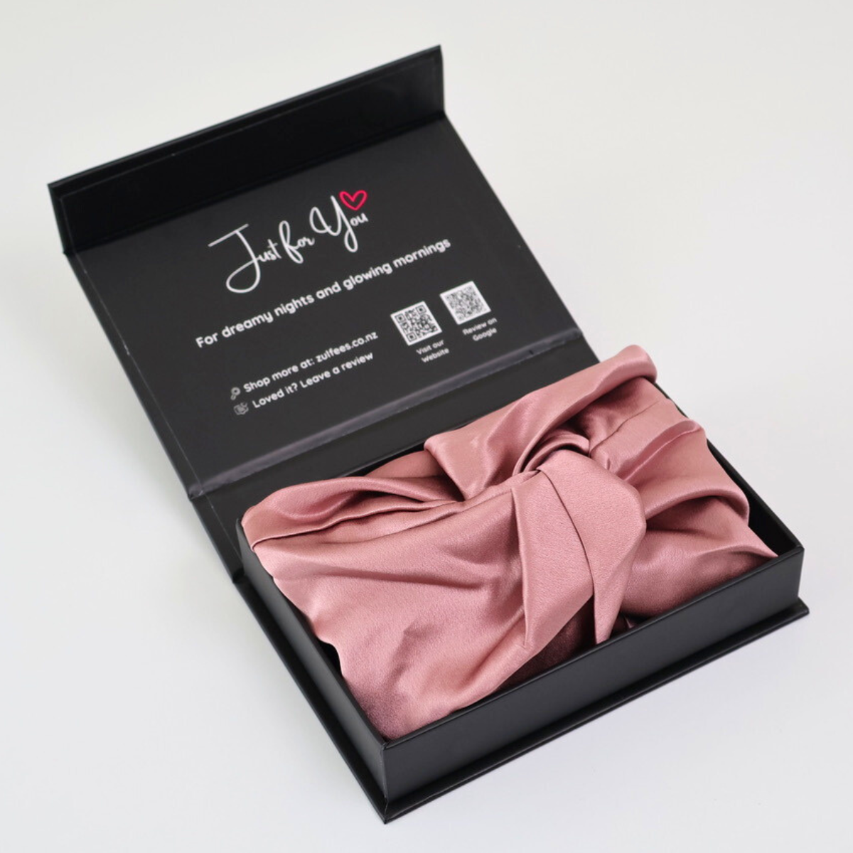 Silk Bonnet Pale Mauve Sleep Cap With Zulfees Gift Box