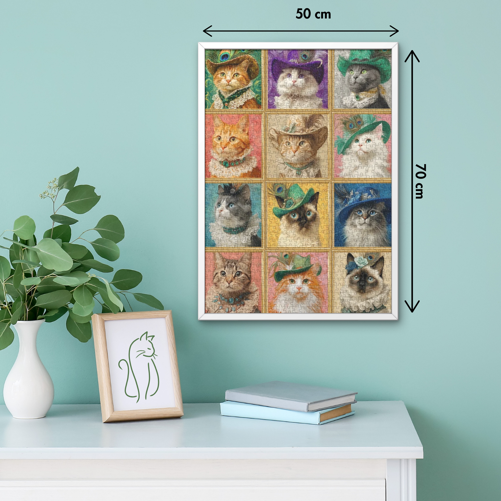 Vintage Cat Collection Jigsaw Puzzle 1000 Pieces