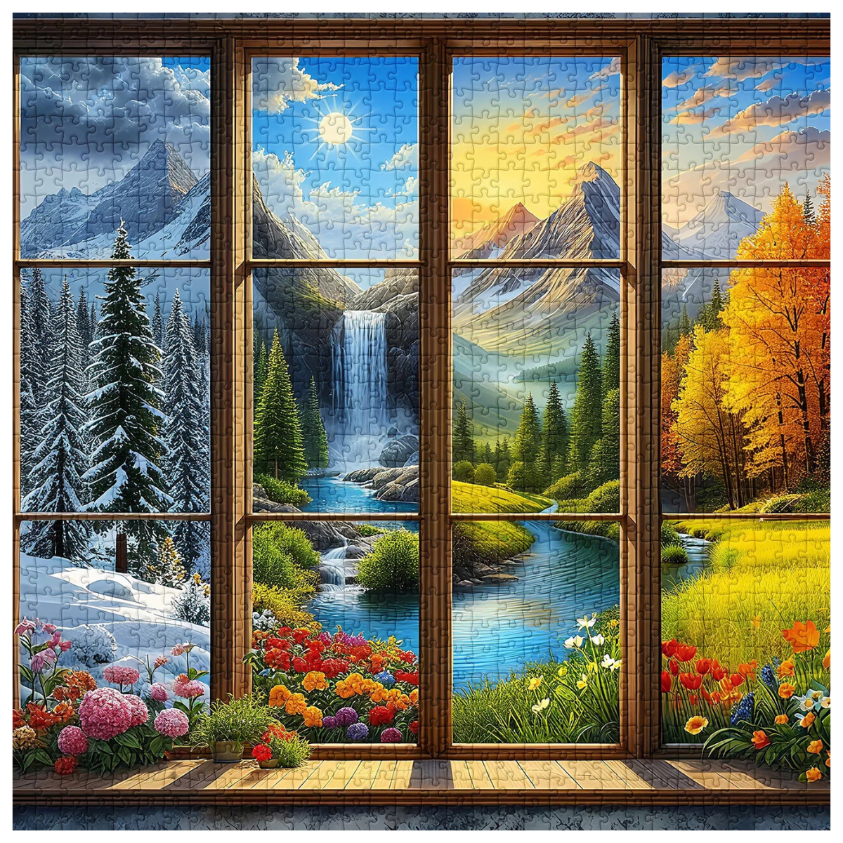 A Year in a View Jigsaw Puzzle 1000 Pieces