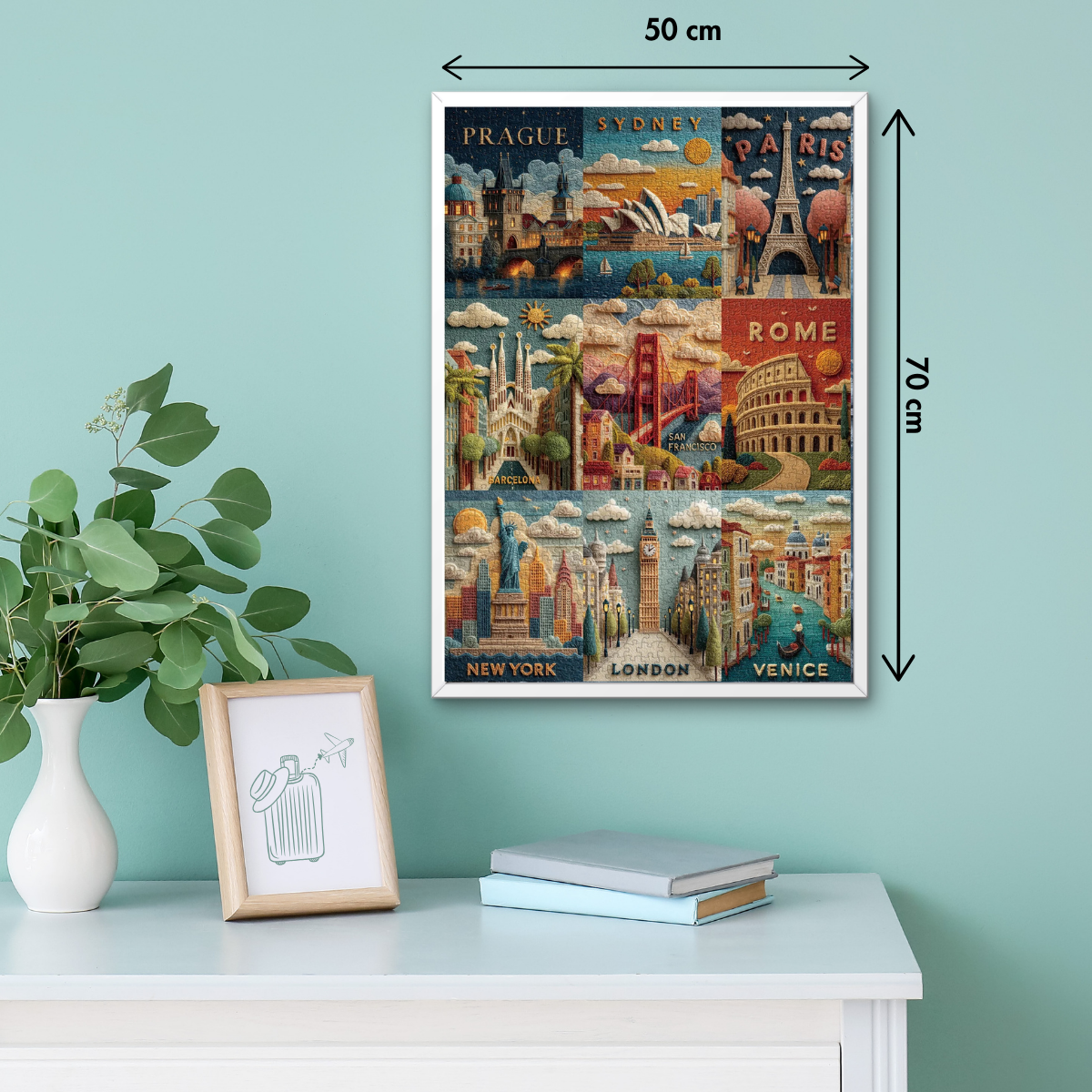 Art Travel Jigsaw Puzzle 1000 Pieces