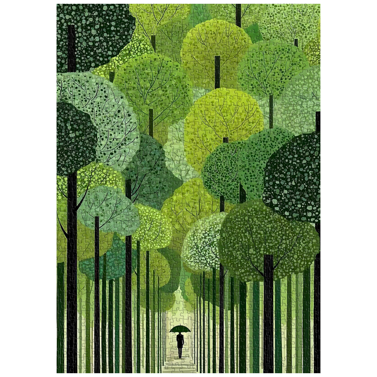 Verdant Path Jigsaw Puzzle 1000 Pieces