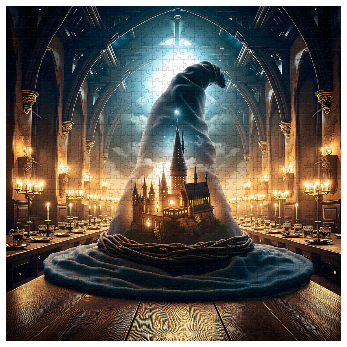 Castle in a Hat Jigsaw Puzzle 1000 Pieces