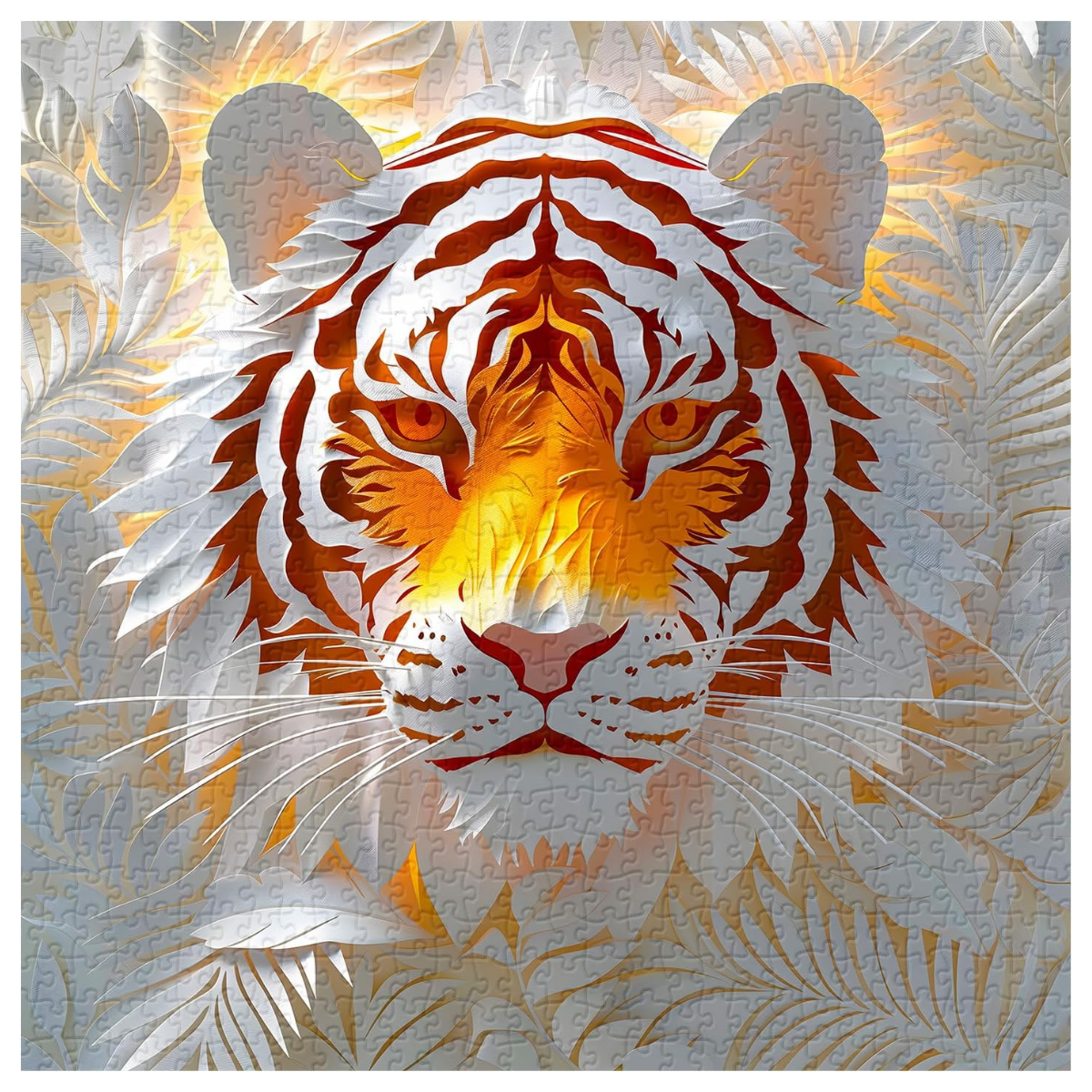 Paper Tiger Shadow Jigsaw Puzzle 1000 Pieces
