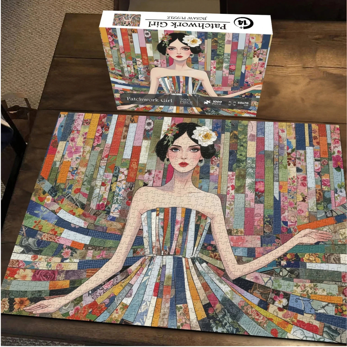 Patchwork Girl Jigsaw Puzzle 1000 Pieces