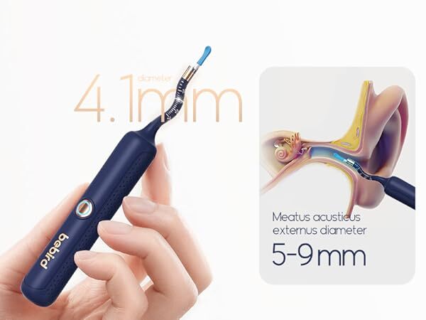 Earwax Removal tool - Slim design. More Accurate Cleaning