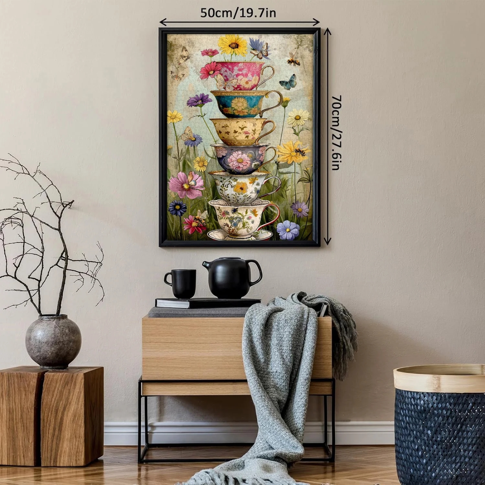 Completed Dimensions: 27.6*19.7 in / 70*50 cm.