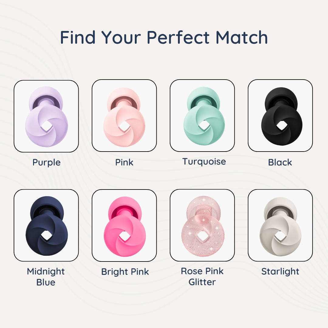 Earplugs for Sleeping - Select your preferred color