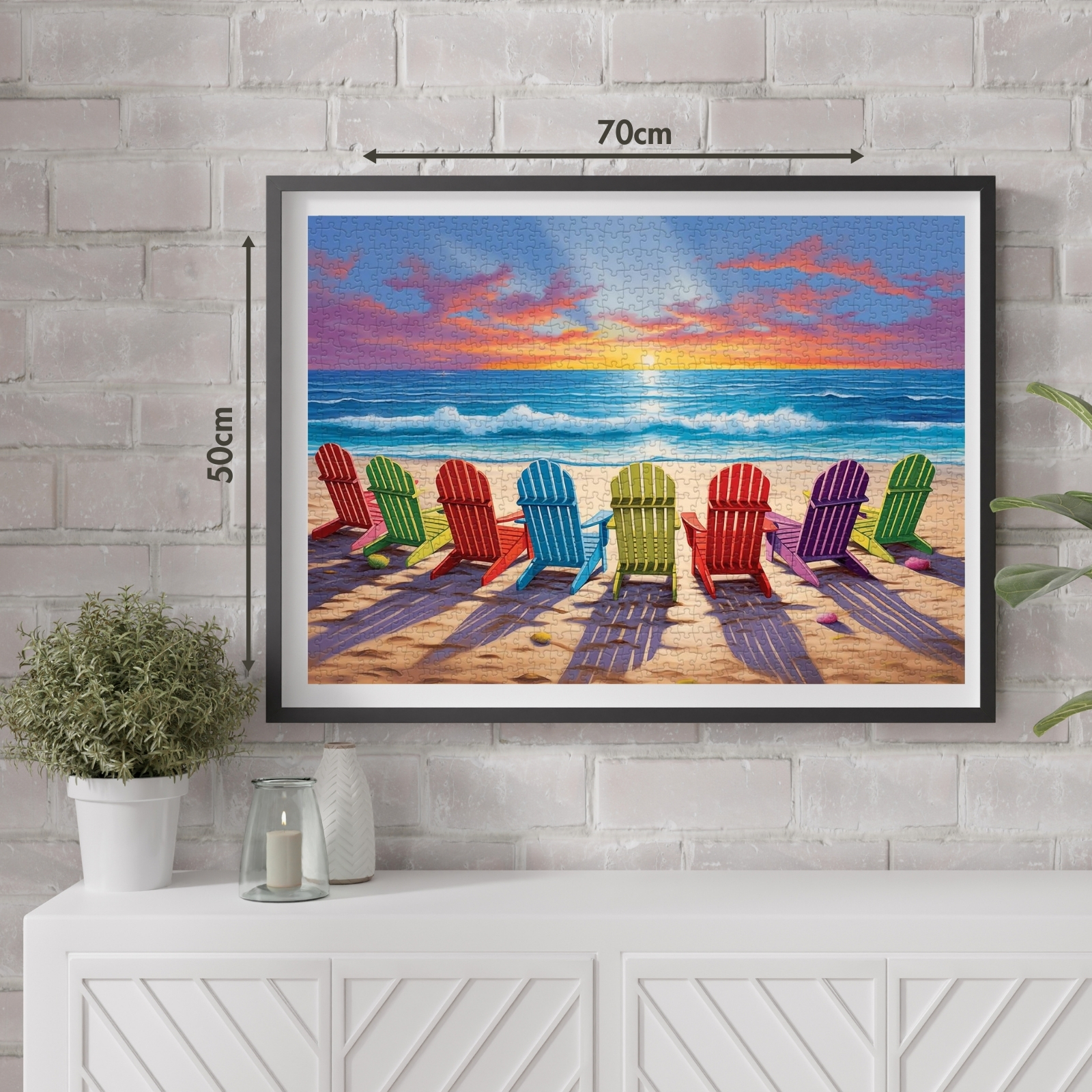 Beach Sunset 1000 Piece Jigsaw Puzzle for Adults
