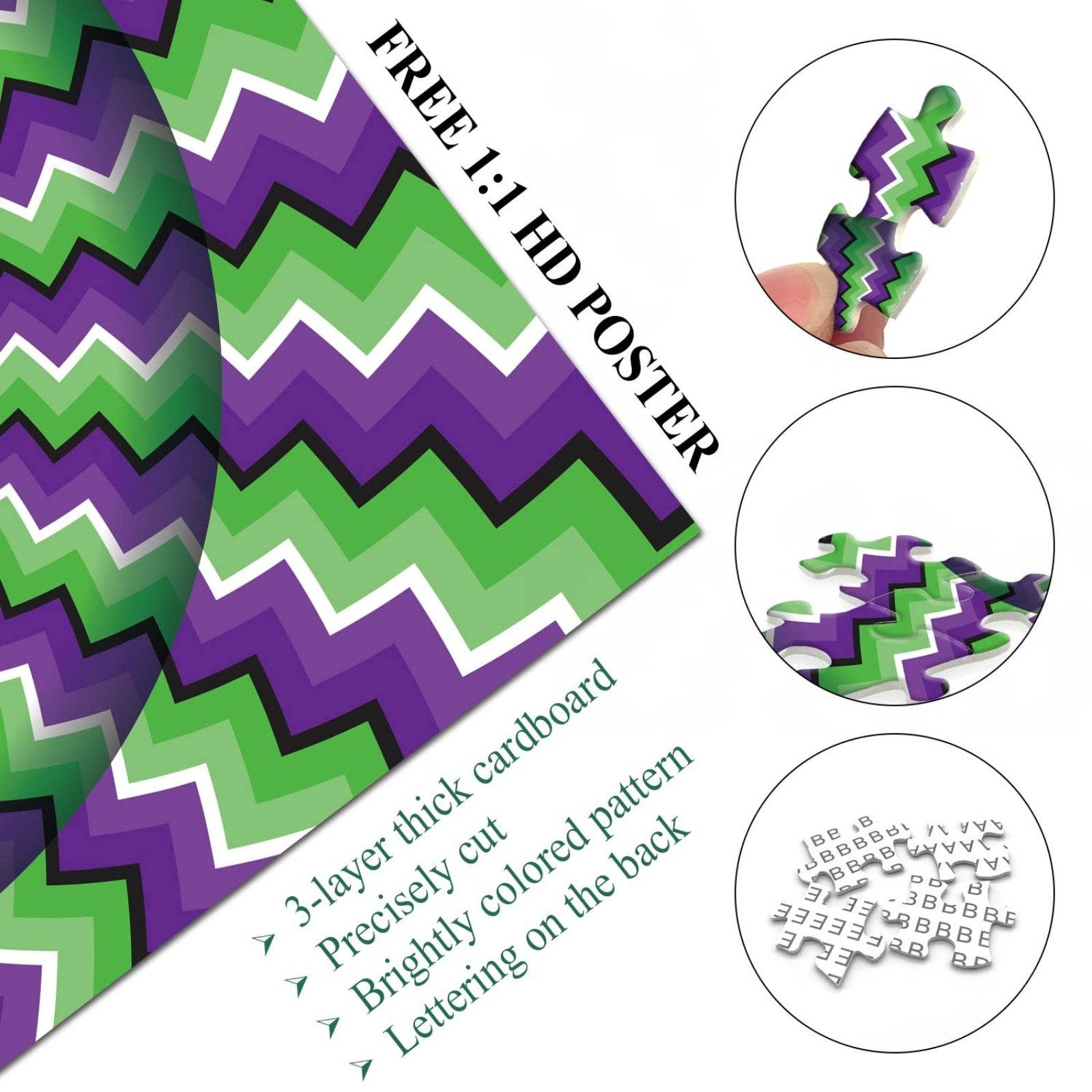 Rotating Ripple 1000 Piece Jigsaw Puzzle for Adults