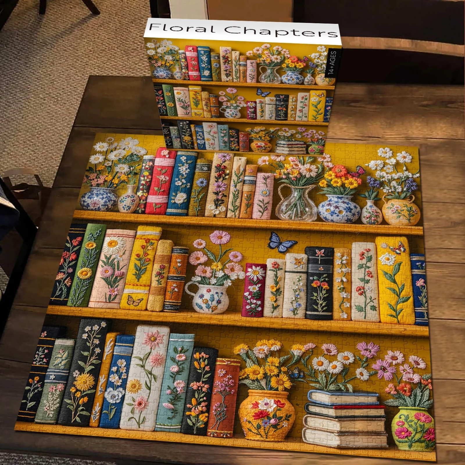 Floral Chapters 1000 Piece Jigsaw Puzzle for Adults