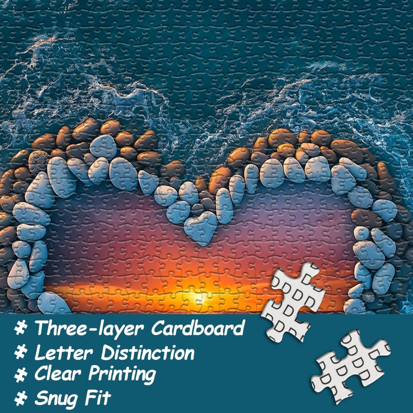 Sunset Love 1000 Piece Jigsaw Puzzle for Adults