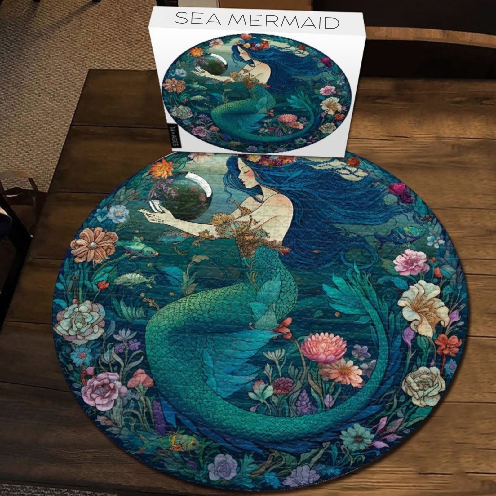 Sea Mermaid 1000 Piece Jigsaw Puzzle for Adults