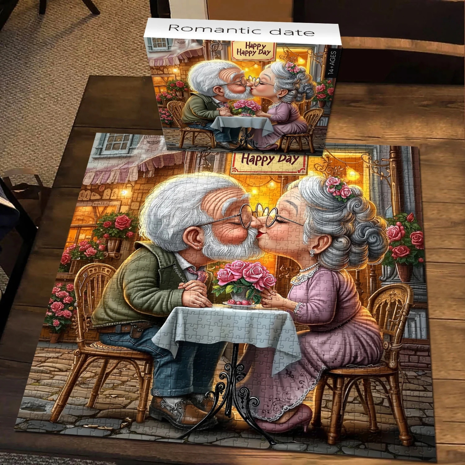 Romantic Date 1000 Piece Jigsaw Puzzle for Adults