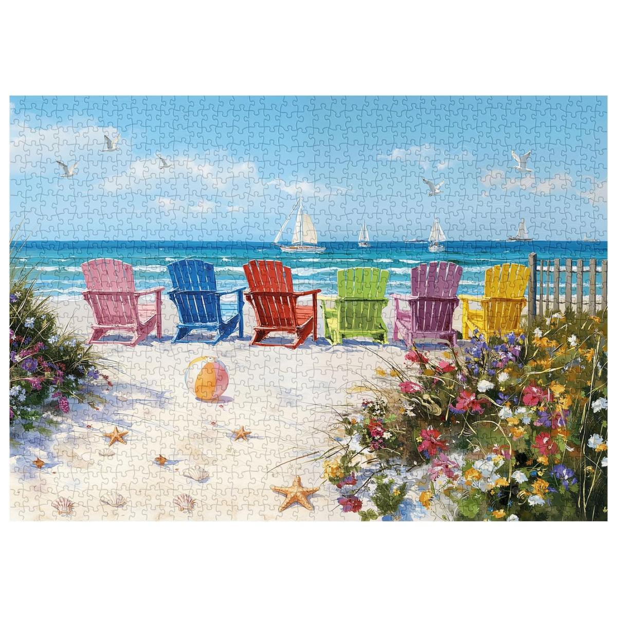Coastal Breeze Jigsaw Puzzle 1000 Pieces
