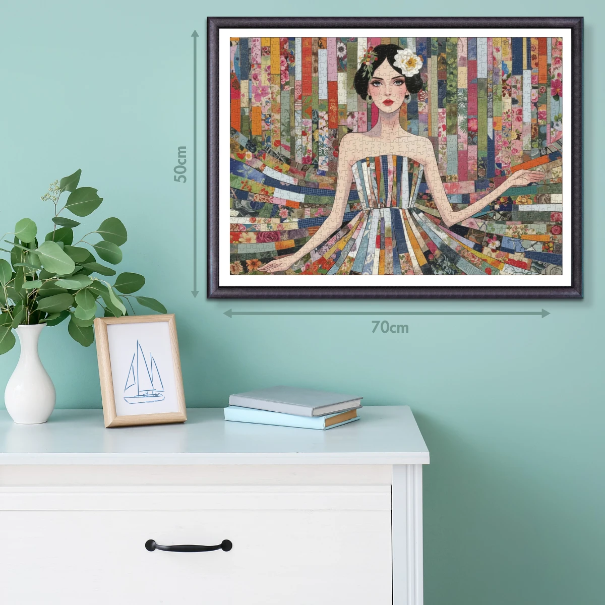 Patchwork Girl Jigsaw Puzzle 1000 Pieces