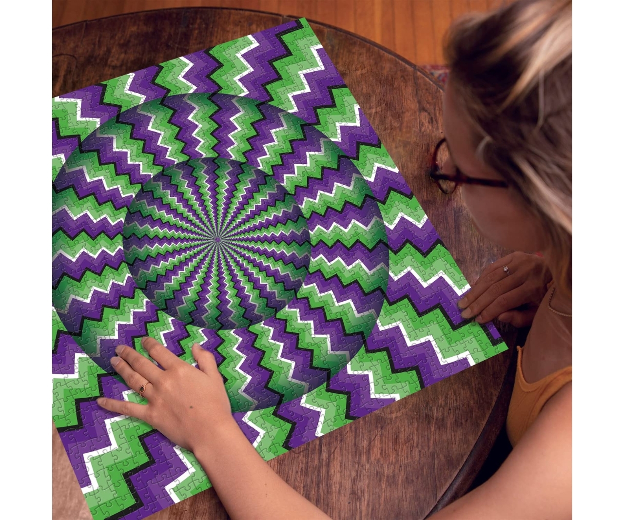 Rotating Ripple Jigsaw Puzzle