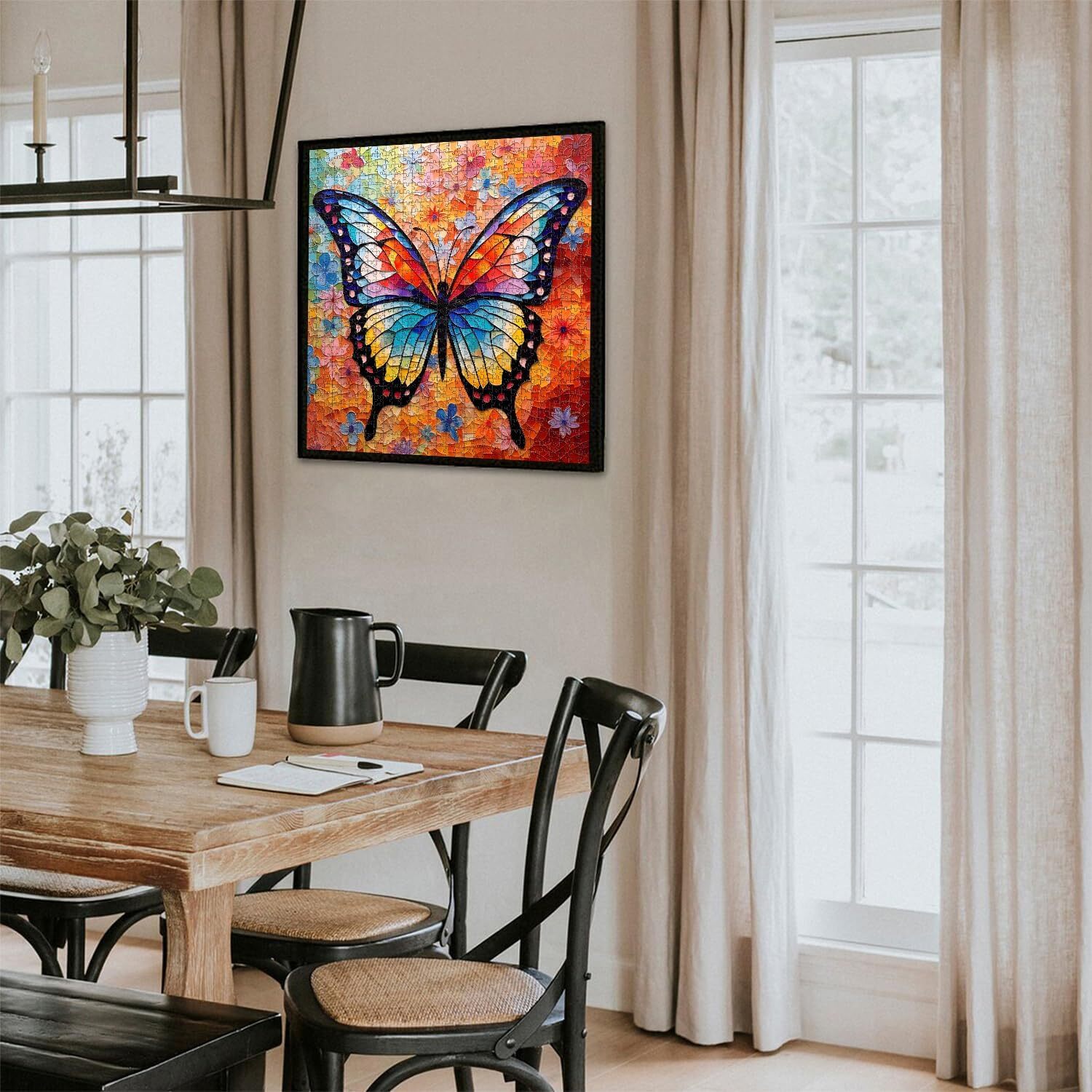 Add a touch of artistic charm to your space with our exquisite mosaic puzzles 1000 pieces floral. Perfect for home decor!