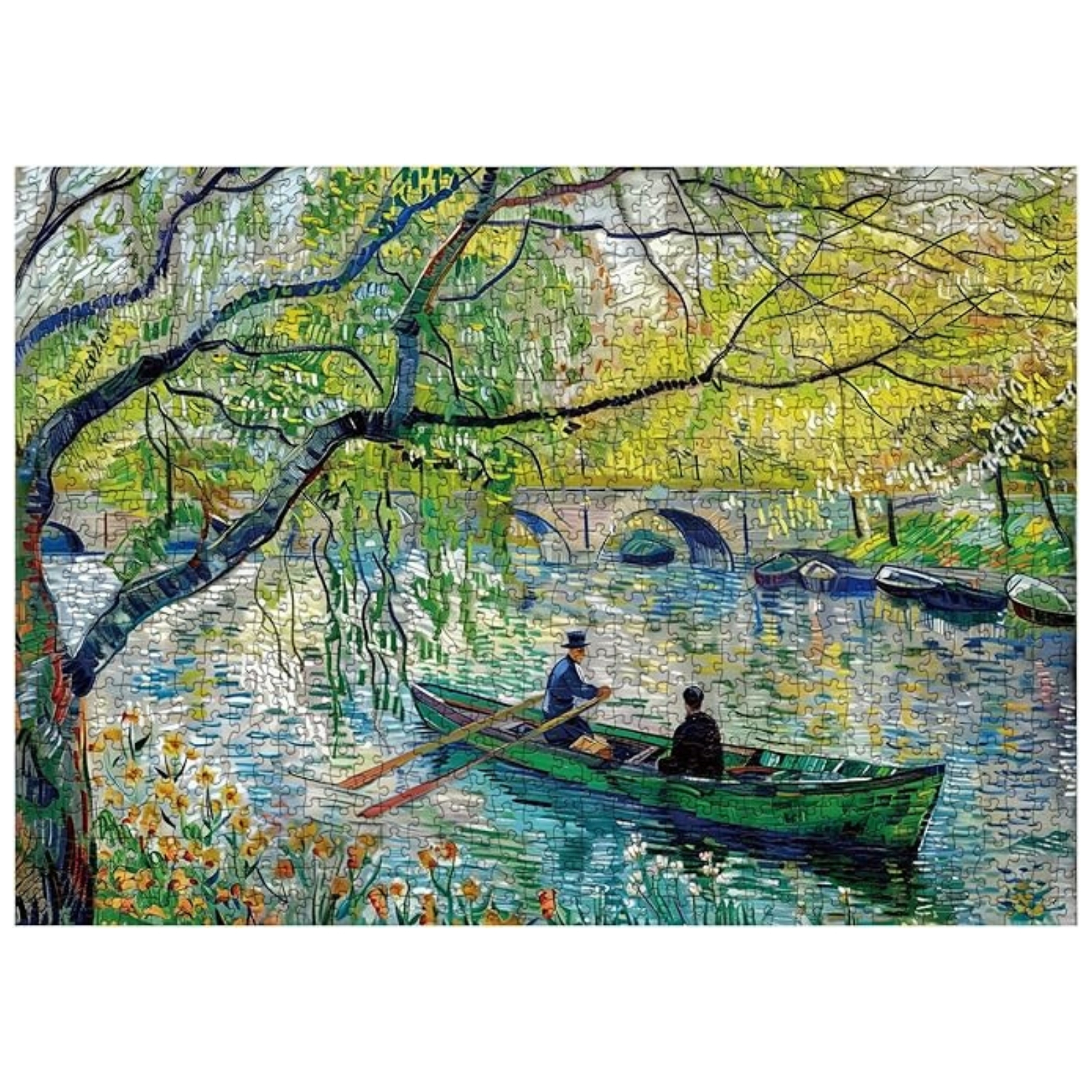 Spring Lake Tour 1000 Piece Jigsaw Puzzle for Adults