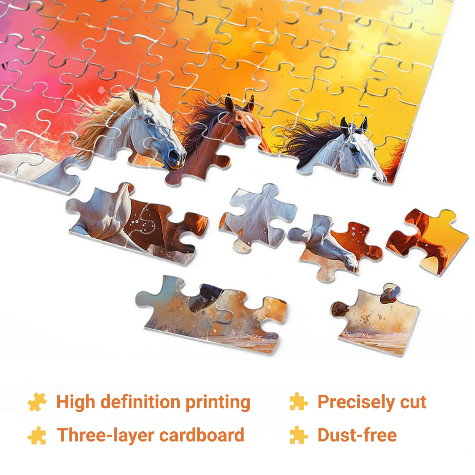 Rushing colors 1000 piece jigsaw puzzle for adults - Immerse yourself in the artistry of our puzzle, where precision and quality merge seamlessly to offer an unmatched puzzling experience. Feel the excellence that defines our puzzles and sets them apart from the rest.