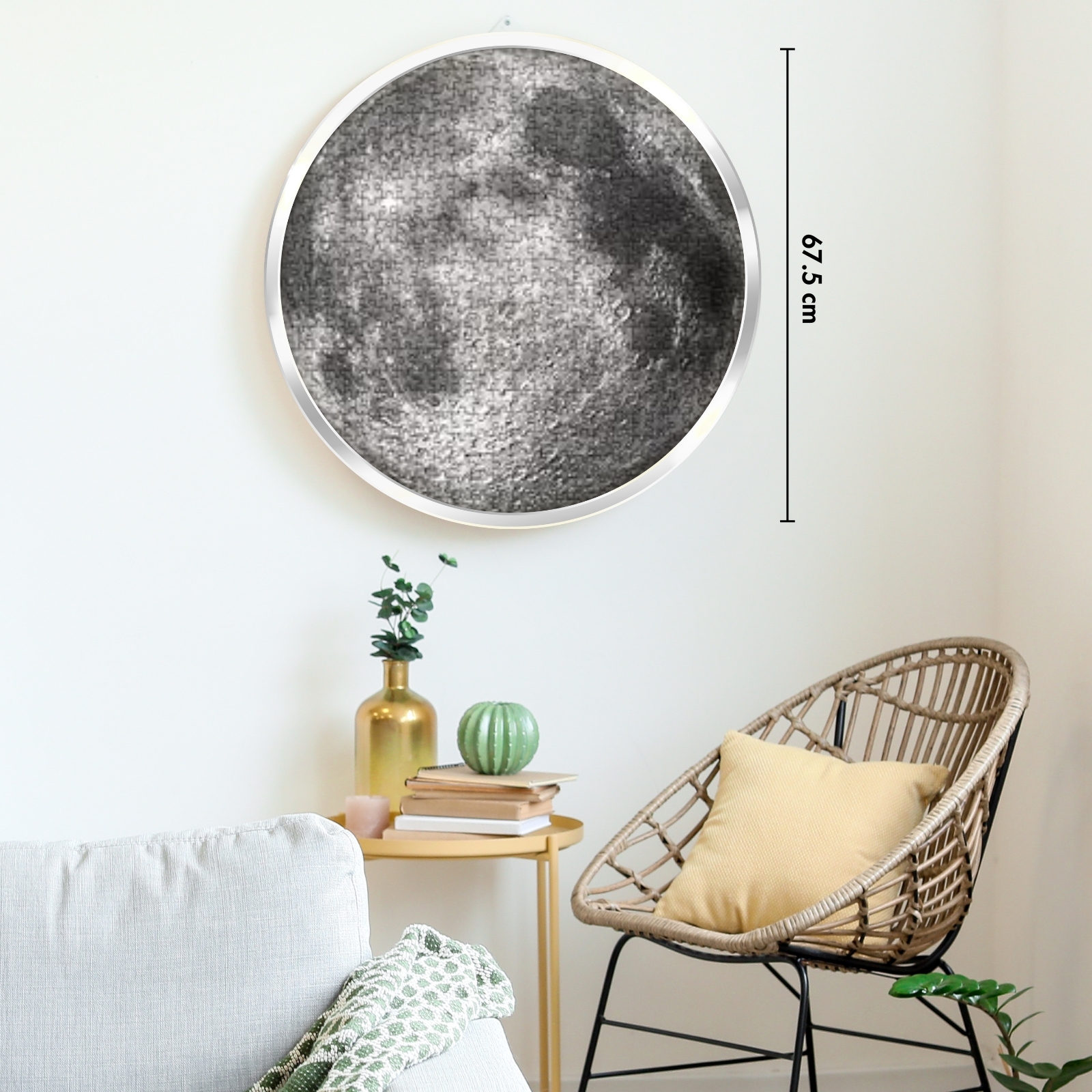 Moon 1000 Piece Jigsaw Puzzle for Adults - Planet room decor