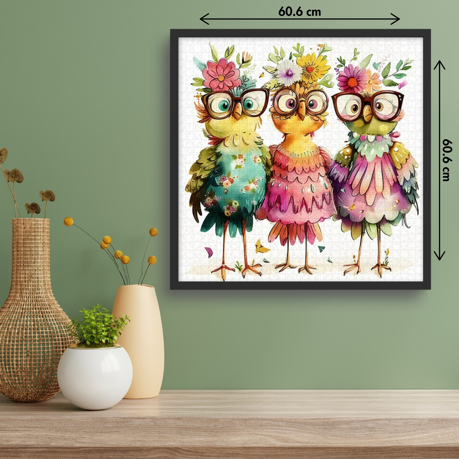 Cute Chicken 1000 Piece Jigsaw Puzzle for Adults