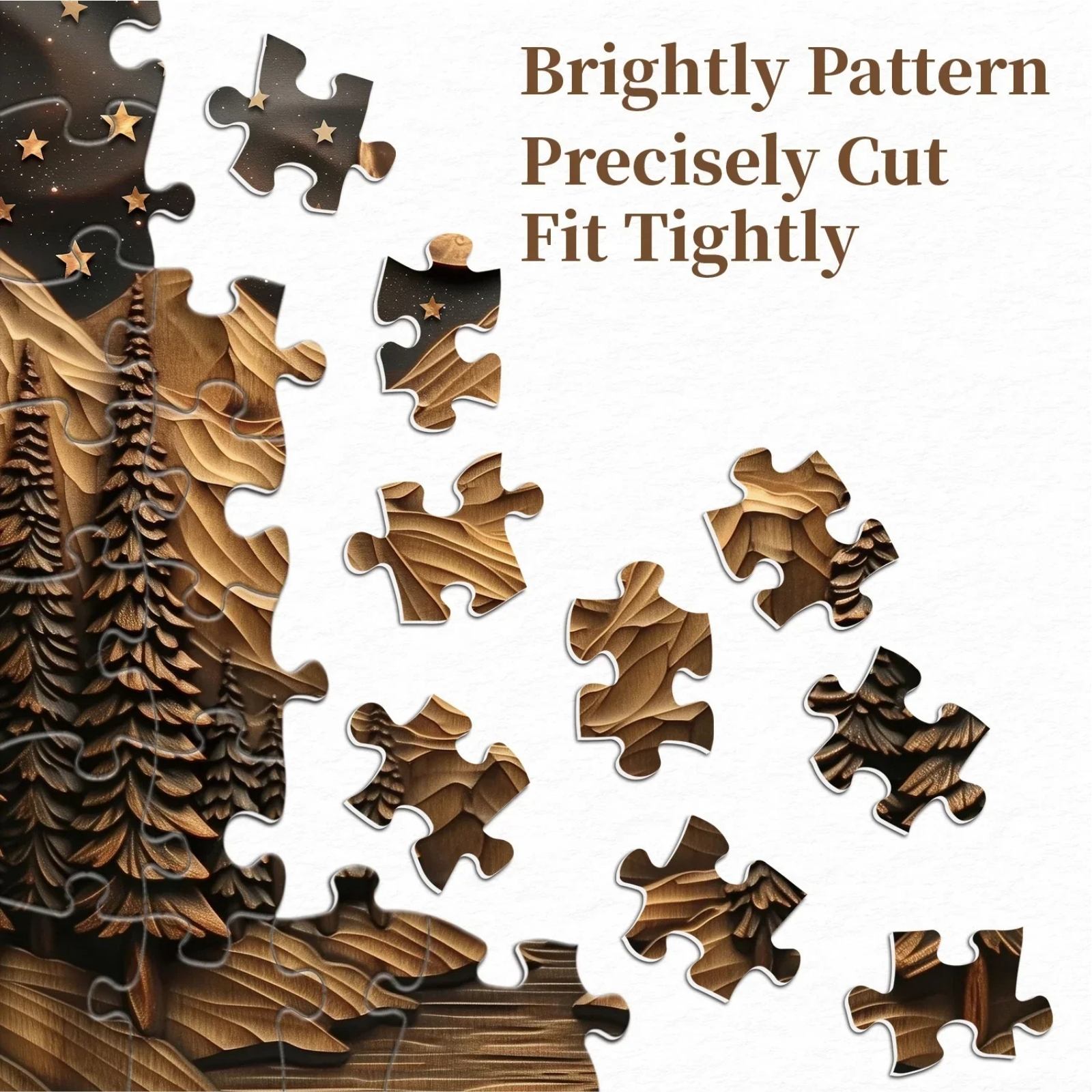Woodcarving Forest 1000 Piece Jigsaw Puzzle for Adults