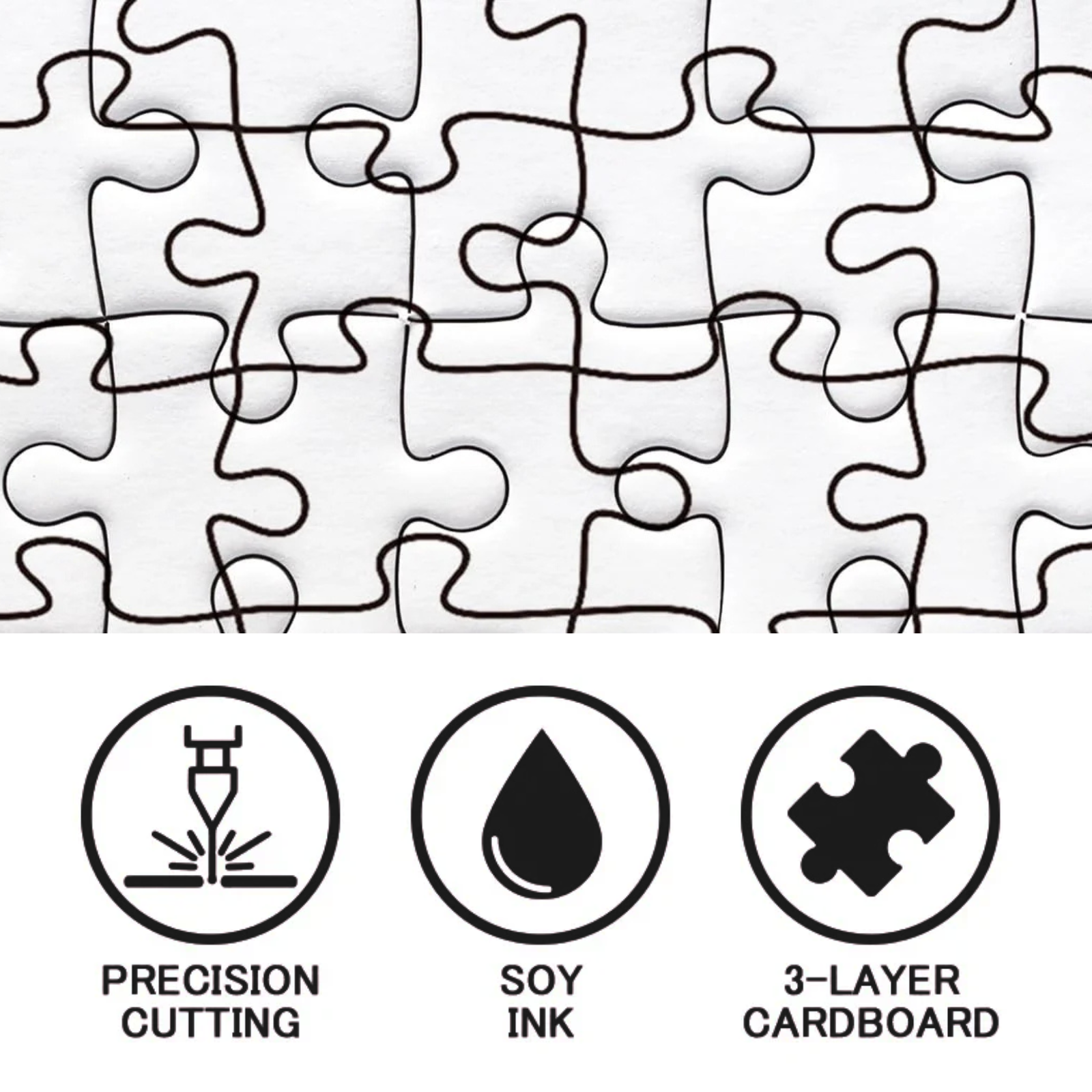 Maze of Despair White Difficult Puzzle for Adults 1000 Pieces, Impossible Crazy Jigsaw Puzzle, White Blank Challenging Hard Puzzle for Adults