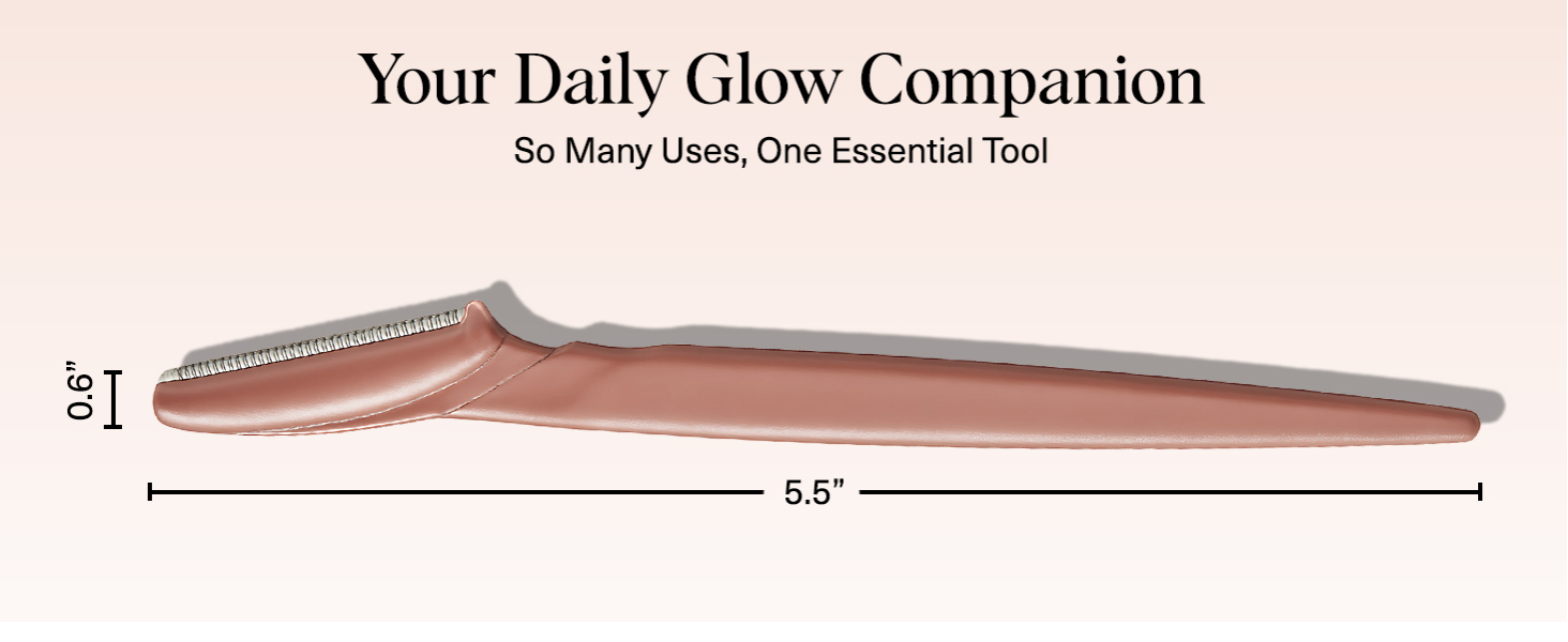 Kitsch Dermaplaning Tool - Razor for Face & Eyebrow 12pc Set - Terracotta