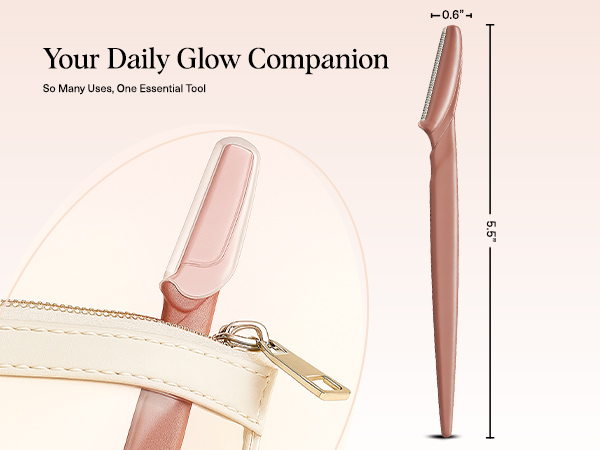 Kitsch Dermaplaning Tool - Razor for Face & Eyebrow 12pc Set - Terracotta