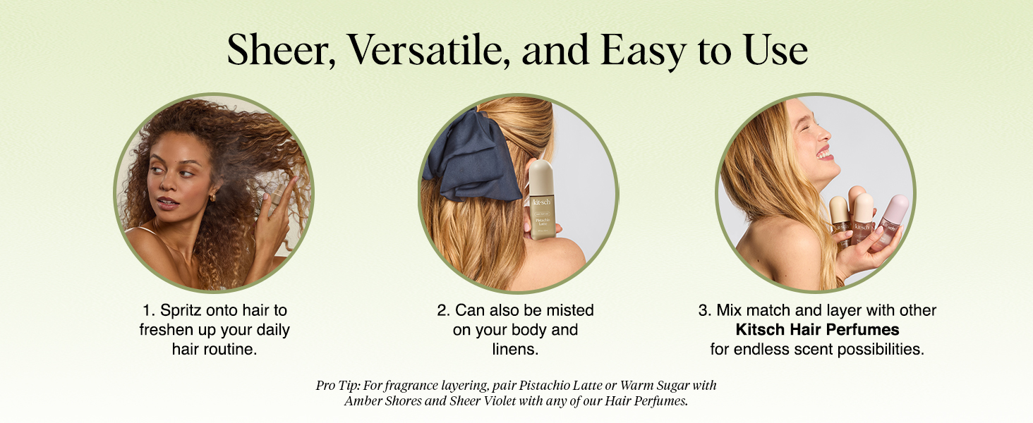 Kitsch Pistachio Latte Hair Perfume - 50mL