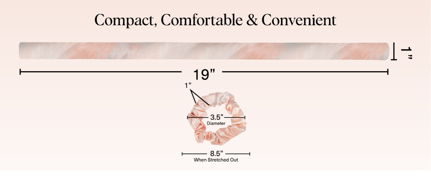 Kitsch Satin Heatless Curling Set - Sunset Tie Dye