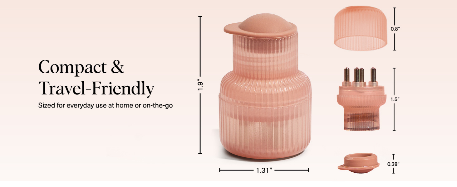 Kitsch Scalp & Hair Oil Applicator &ndash; Stainless Steel Bristles Scalp Oil Applicator for Even Distribution, Mess-Free Oiling & Head Massager Scalp &ndash; Precision Hair Care Tool for Roots & All Hair Types